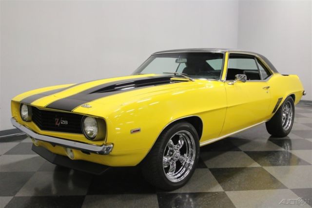 1969 Yellow Chevrolet Camaro