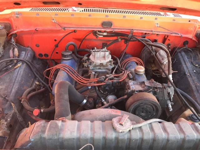 1969 Orange Ford F-250 Standard Cab Pickup