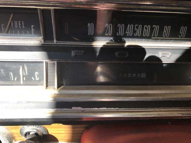 1969 Orange Ford F-250 Standard Cab Pickup
