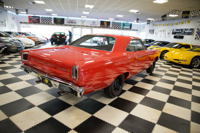 1969 Red Plymouth Road Runner 2 dr hardtop