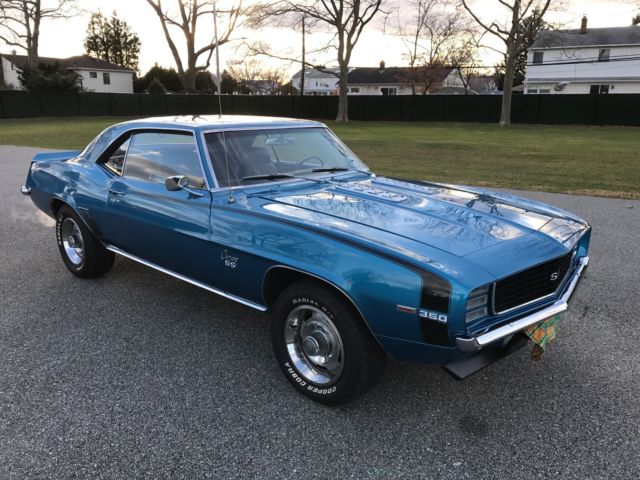 1969 Blue Chevrolet Camaro