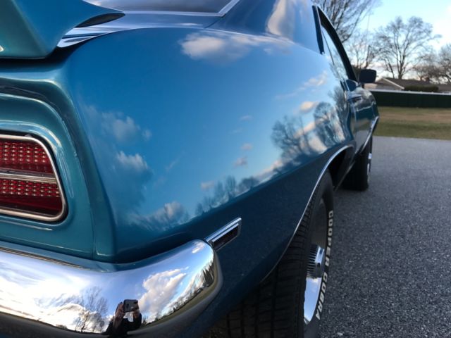 1969 Blue Chevrolet Camaro