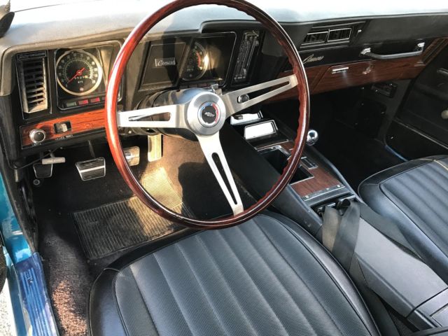 1969 Blue Chevrolet Camaro