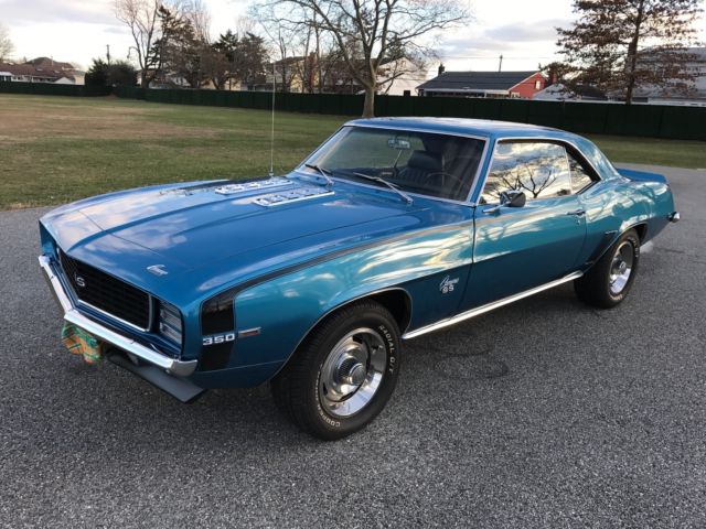 1969 Blue Chevrolet Camaro