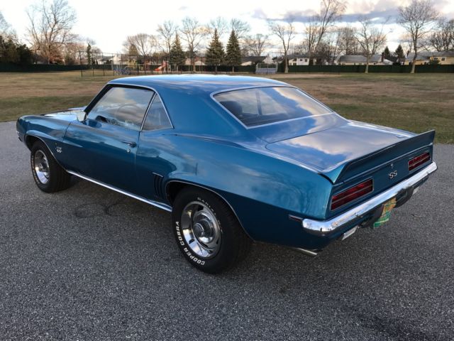 1969 Blue Chevrolet Camaro