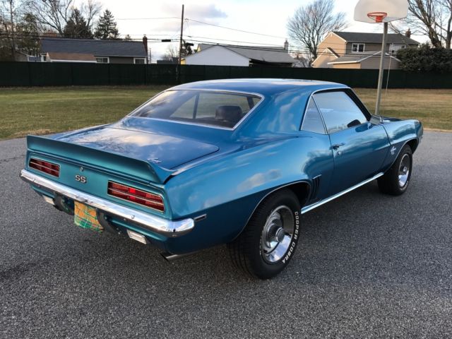 1969 Blue Chevrolet Camaro
