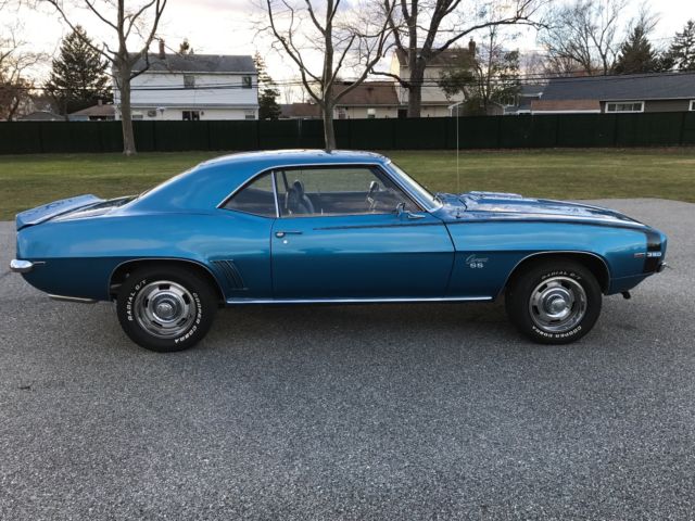 1969 Blue Chevrolet Camaro