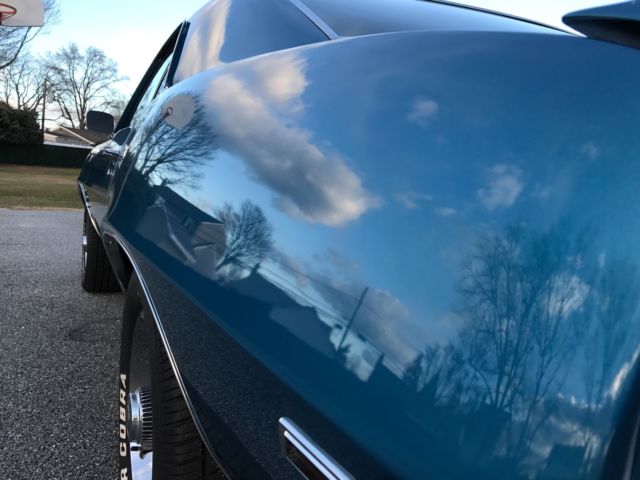 1969 Blue Chevrolet Camaro