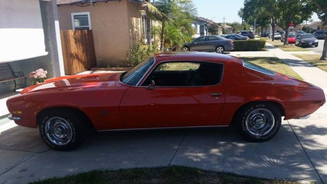 1970 Orange Chevrolet Camaro Coupe