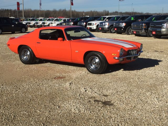 1970 Orange Chevrolet Camaro Coupe