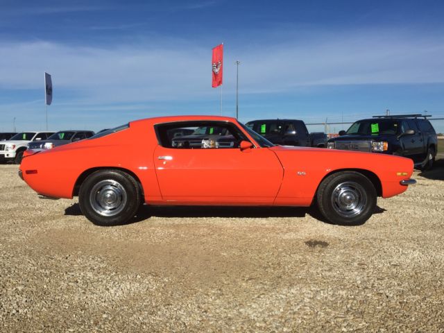1970 Orange Chevrolet Camaro Coupe