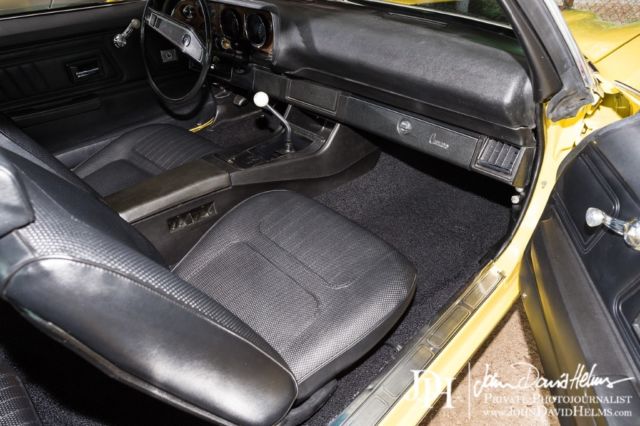 1970 Yellow Chevrolet Camaro Coupe