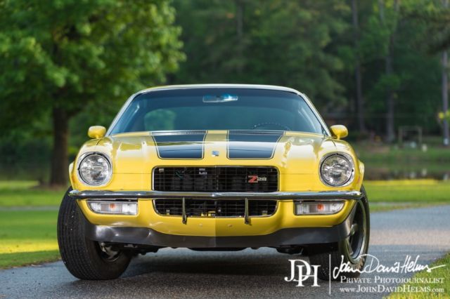 1970 Yellow Chevrolet Camaro Coupe