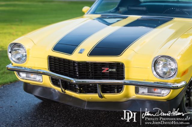 1970 Yellow Chevrolet Camaro Coupe