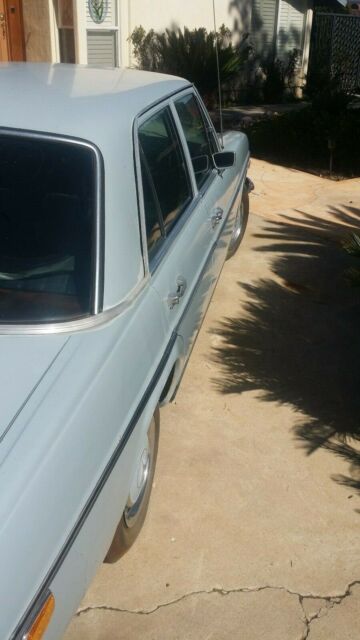 1970 Blue Mercedes-Benz 200-Series Sedan