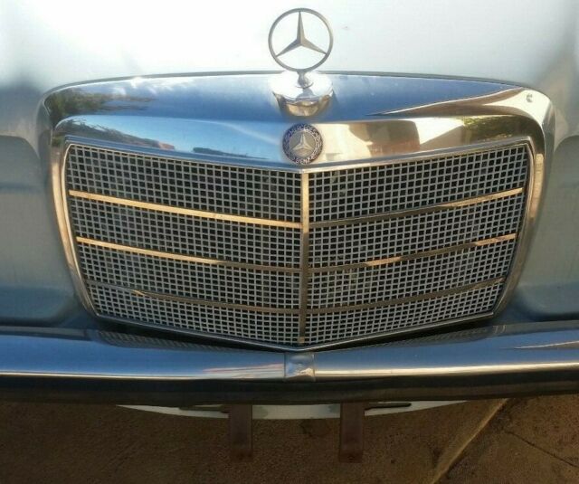 1970 Blue Mercedes-Benz 200-Series Sedan