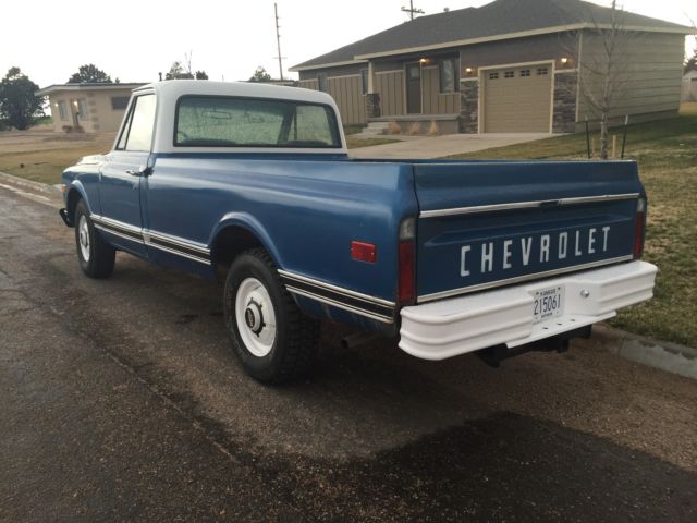 1970 Blue Chevrolet C/K Pickup 2500 single cab