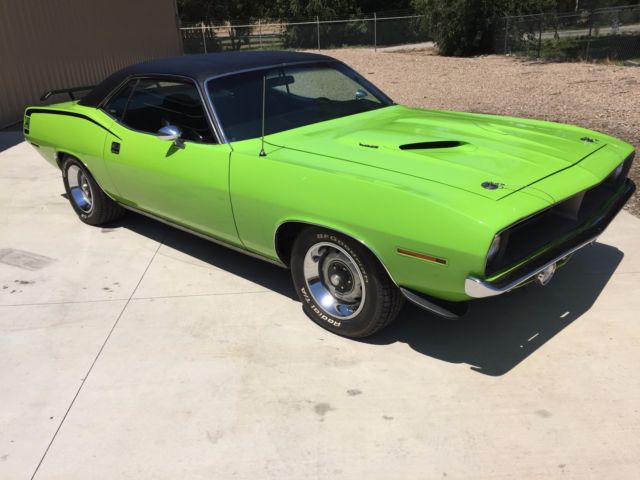1970 Dark Burnt Orange Metallic Plymouth Barracuda Coupe