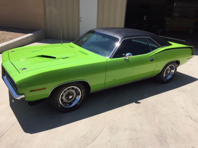1970 Dark Burnt Orange Metallic Plymouth Barracuda Coupe