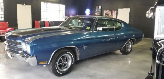 1970 Blue Chevrolet Chevelle Coupe