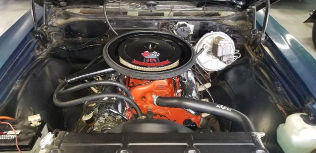 1970 Blue Chevrolet Chevelle Coupe