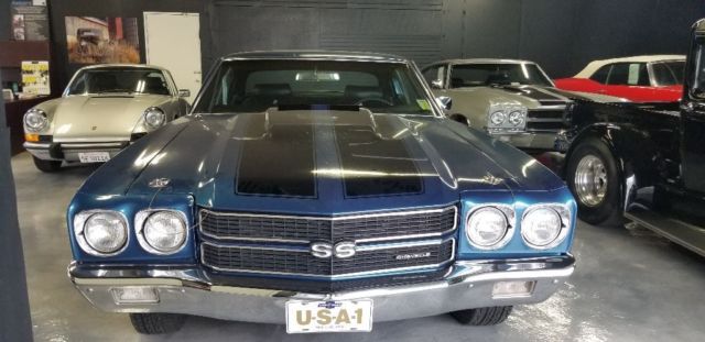 1970 Blue Chevrolet Chevelle Coupe