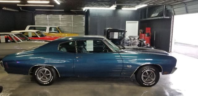 1970 Blue Chevrolet Chevelle Coupe
