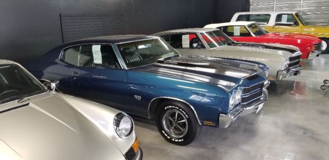 1970 Blue Chevrolet Chevelle Coupe