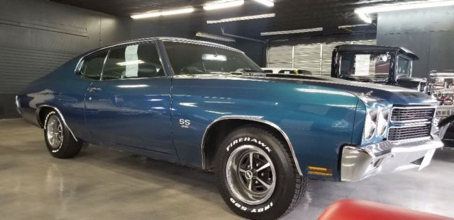 1970 Blue Chevrolet Chevelle Coupe