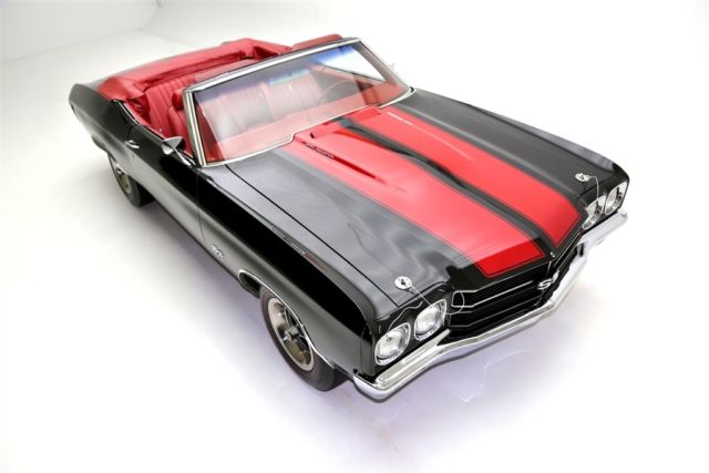 1970 Black Chevrolet Chevelle Convertible