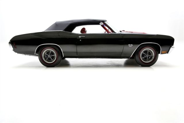 1970 Black Chevrolet Chevelle Convertible