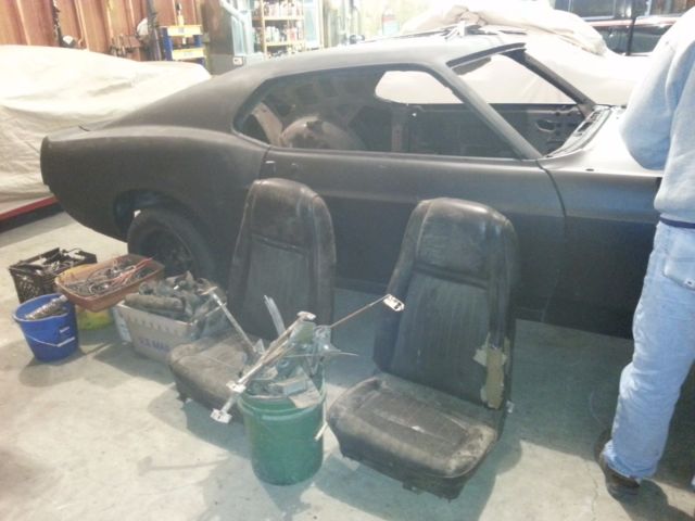 1970 Black Ford Mustang