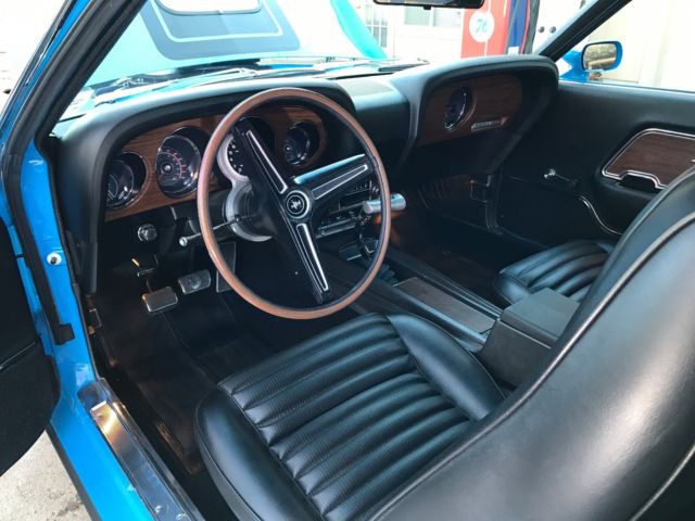 1970 Blue Ford Mustang Coupe