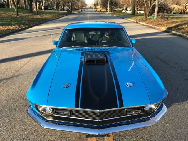 1970 Blue Ford Mustang Coupe