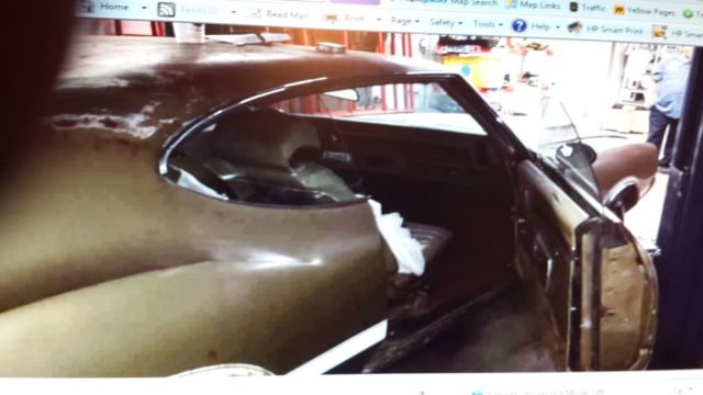 1970 gold Oldsmobile 442 2 dr hard top