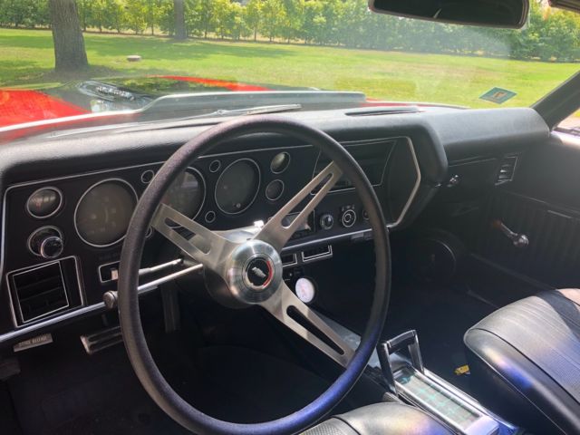 1970 Red Chevrolet Chevelle Convertible
