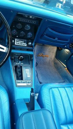 1970 Blue Chevrolet Corvette Coupe