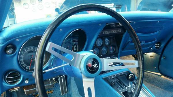 1970 Blue Chevrolet Corvette Coupe