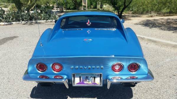 1970 Blue Chevrolet Corvette Coupe