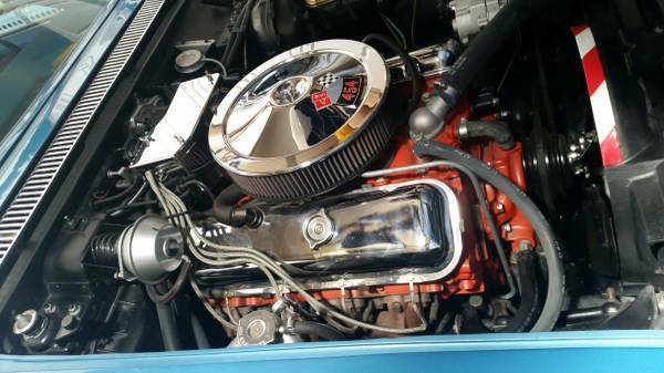 1970 Blue Chevrolet Corvette Coupe