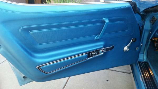 1970 Blue Chevrolet Corvette Coupe