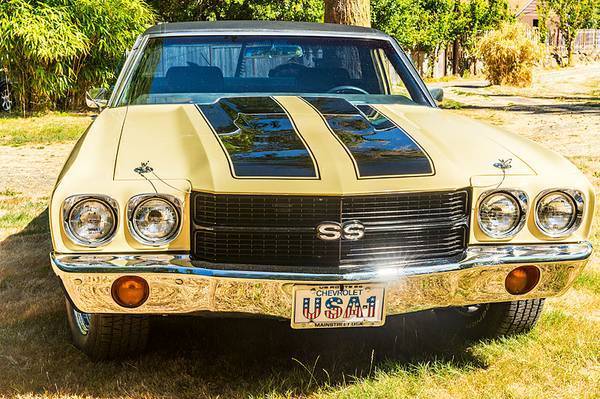 1970 Metallic Gold Chevrolet El Camino Crew Cab Pickup