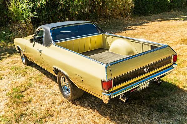 1970 Metallic Gold Chevrolet El Camino Crew Cab Pickup