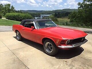 1970 Red Ford Mustang Convertible