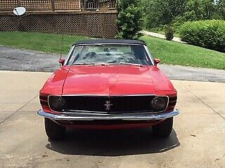 1970 Red Ford Mustang Convertible