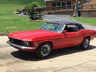 1970 Red Ford Mustang Convertible