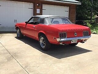 1970 Red Ford Mustang Convertible