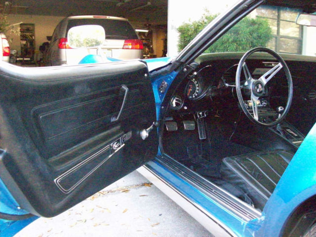 1970 Mulsane Blue Chevrolet Corvette Convertable