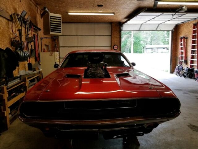 1970 Burgundy Dodge Challenger
