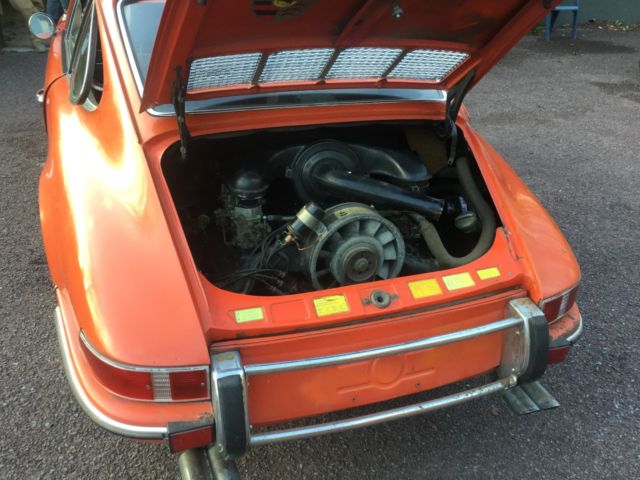 1970 Orange Porsche 911 Coupe